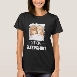 Camiseta Lion Oficial De Sello De Sleepshirt Cute Sleeping 