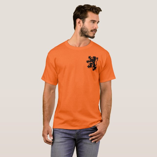 Camiseta Lion Rampant. Netherlands. (Anverso completo)