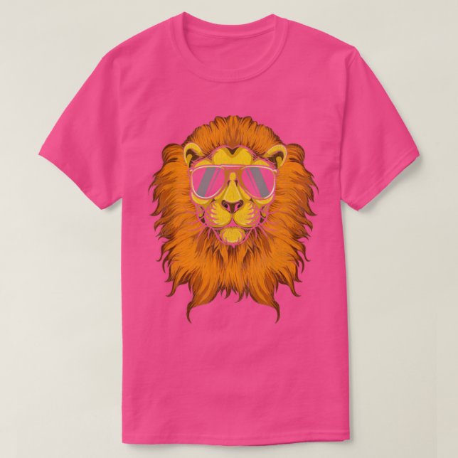 Camiseta Lion Retro de Guay Gafas de sol leones (Diseño del anverso)