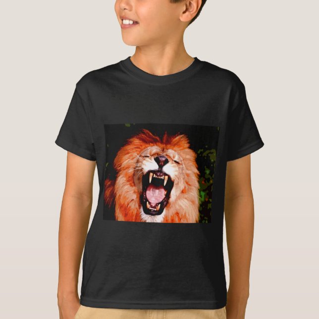 Camiseta Lion Roaring (Anverso)