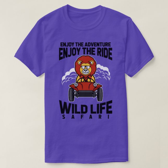CAMISETA LION SAFARI (Diseño del anverso)