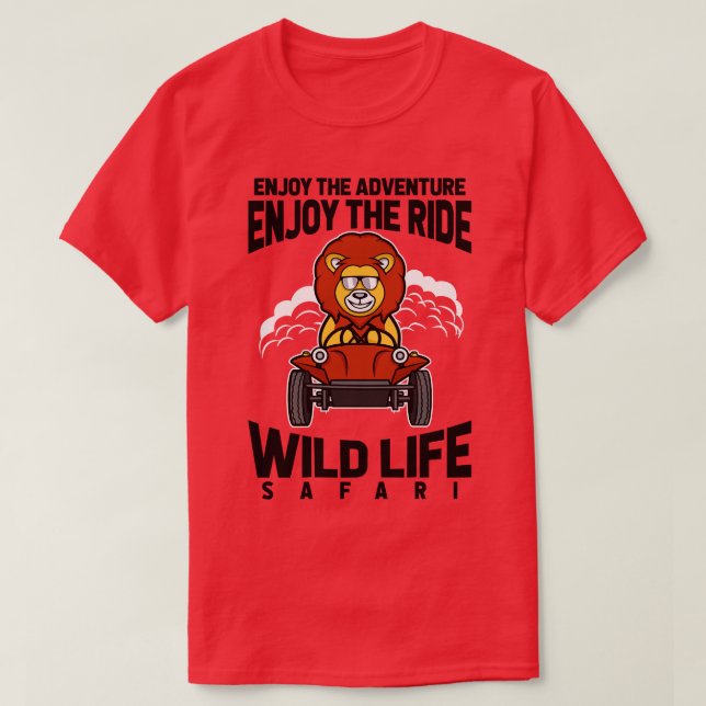 CAMISETA LION SAFARI (Diseño del anverso)