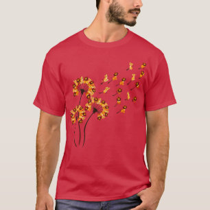 Camiseta Lion Shirt Dandelion Lion Lover