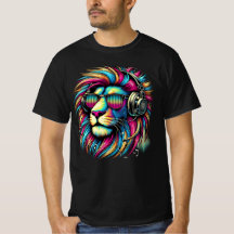 LION T-SHIRT BOLD y diseño artístico