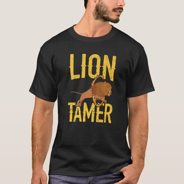 Camiseta Lion Tamer Circus Staff Costume Carnival Theme Par (Anverso)