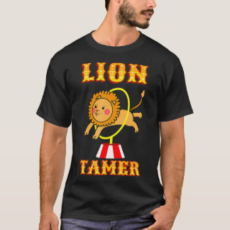 Camiseta Lion Tamer Costume Circus Fiesta de cumpleaños tem