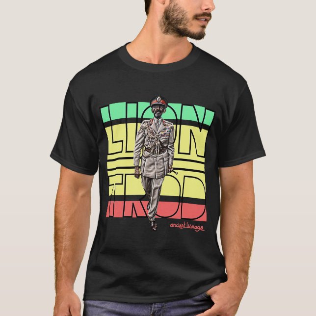 Camiseta Lion Trod Rasta (Anverso)