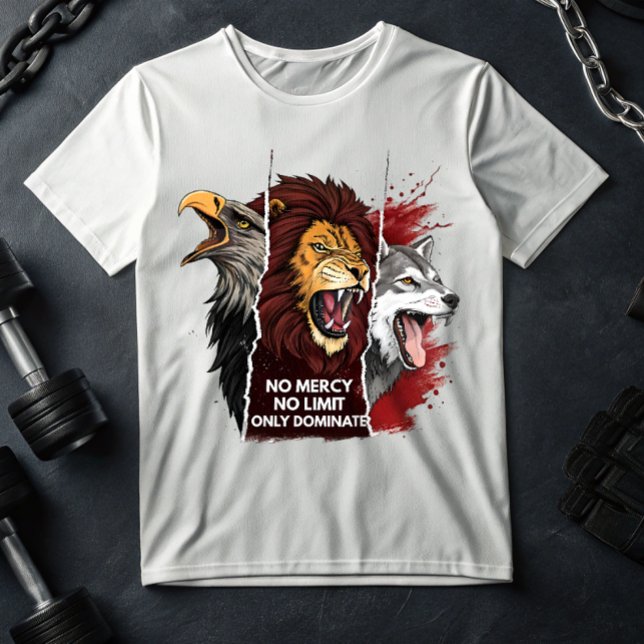 Camiseta Lion Wolf Eagle – Savage Beast Mode Gym (Subido por el creador)