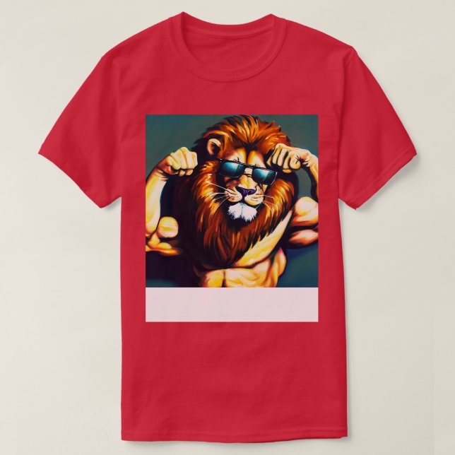 Camiseta Lion Workout (Diseño del anverso)