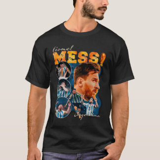 Camiseta Lionel Messi Argentina Campeones del Mundo Vintage