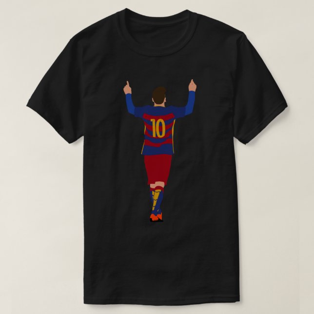 Camiseta Lionel Messi Barcelona (Diseño del anverso)