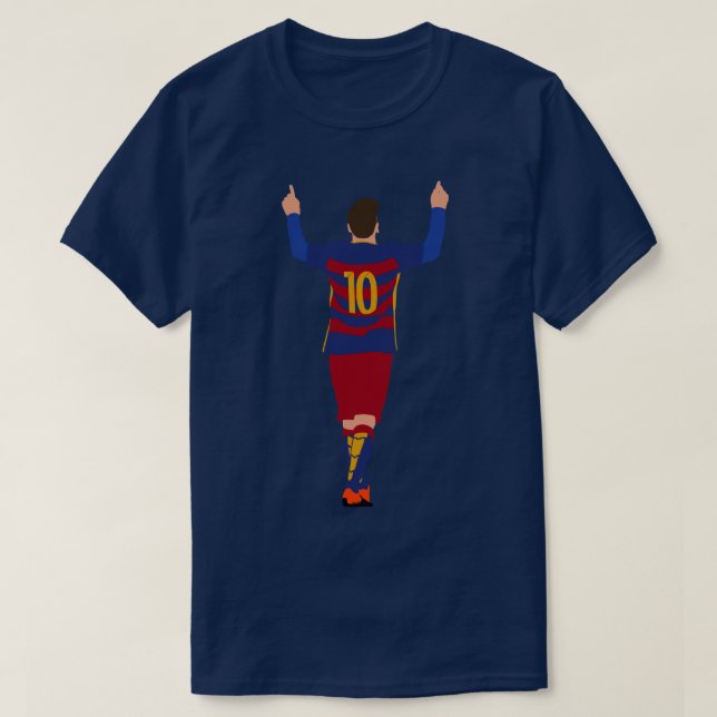 Camiseta Lionel Messi Barcelona (Diseño del anverso)