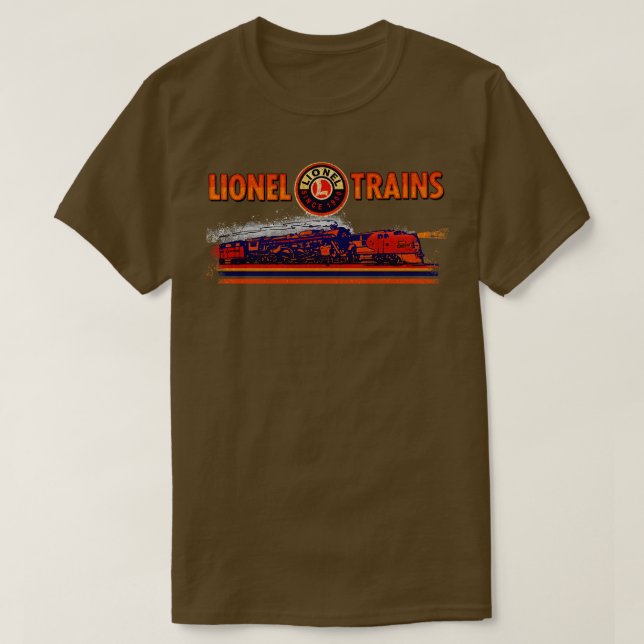 Camiseta Lionel Vintage Model Trains USA (Diseño del anverso)