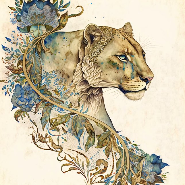 Camiseta Lionesa acuarela 1 (Subido por el creador)