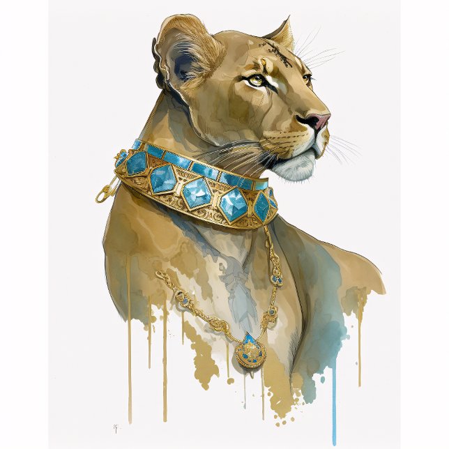 Camiseta Lionesa acuarela 4 (Subido por el creador)