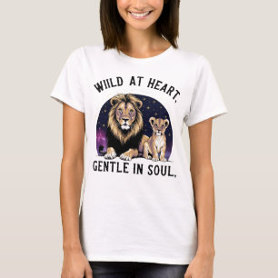Camiseta "Lioness & Cub - Wild Motherhood Art"