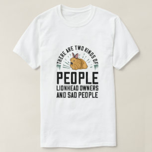 Camiseta Lionhead Rabbit Gift Bunny Funny