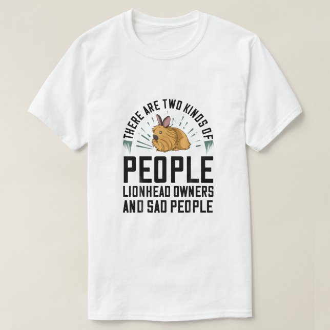 Camiseta Lionhead Rabbit Gift Bunny Funny (Diseño del anverso)