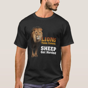 Camiseta LIONS Take Control Sheep Get Herd