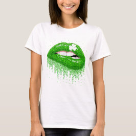 Camiseta Lip Biting 4 trébol de hojas
