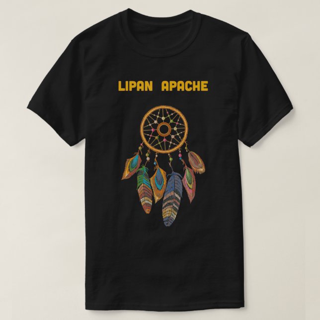 Camiseta Lipan APACHE Nativo Estadounidense Dream Catcher  (Diseño del anverso)