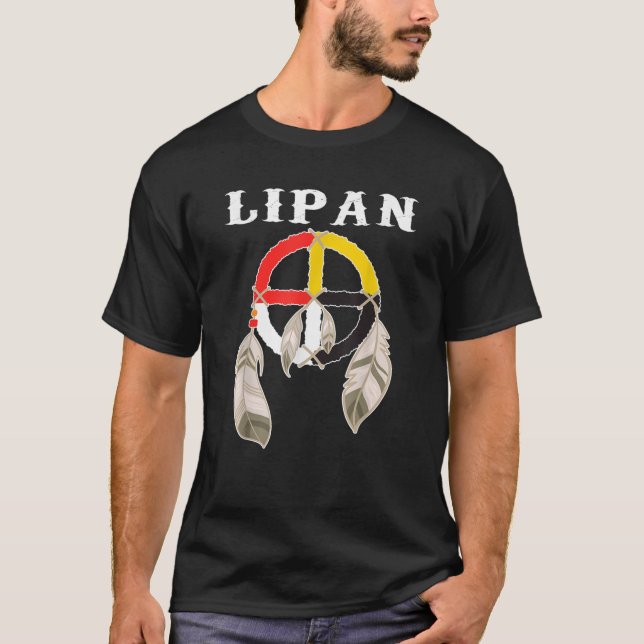 Camiseta Lipan Apache Tribe Nación Nativa Medicina Indígena (Anverso)