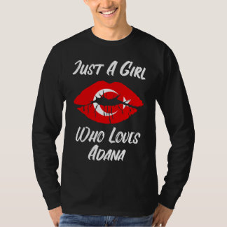 Camiseta Lips Mouth Love Turkish Flag Adana