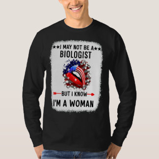 Camiseta Lips que quizás no sea bióloga pero sé que soy muj