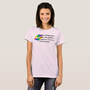 Camiseta Lipsense 20 lápices labiales y ellos toda la