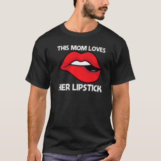 Camiseta Lipstick De Guay Para La Maquillaje Cosmético De M