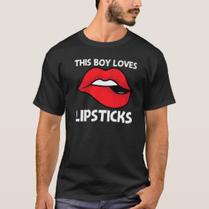 Camiseta Lipstick De Guay Para Niños Maquillaje Cosmético