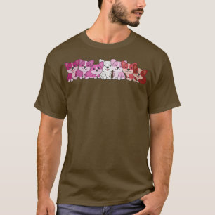 Camiseta Lipstick Lesbian Flag Pride Lgbtq Dogs Lesbian Cor