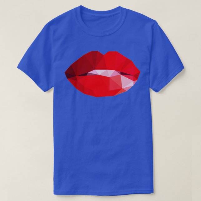 Camiseta Lipstick lips (Diseño del anverso)