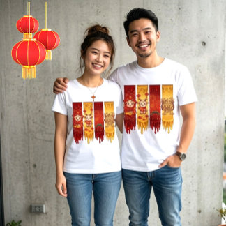 Camiseta Liquid Energy Drip-Art Año Nuevo Chino 2027