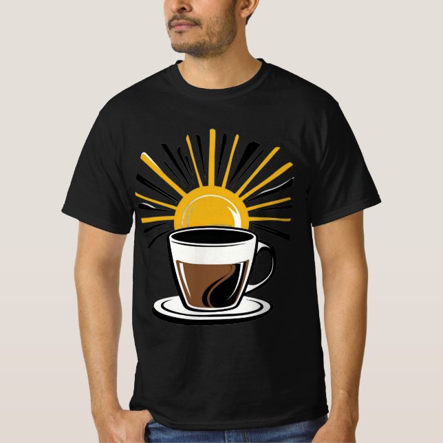 Camiseta "Liquid Sunshine": Energía matutina artís (Anverso)