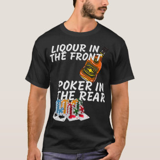 Camiseta Liquor En El Póquer Delantero En El _2 Trasero