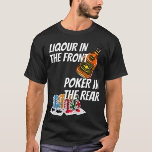 Camiseta Liquor En El Póquer Delantero En El _3 Trasero 