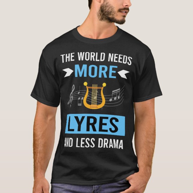 Camiseta Lira Menos Drama (Anverso)
