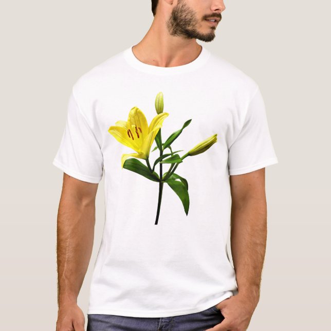 Camiseta Lirio amarillo (Anverso)