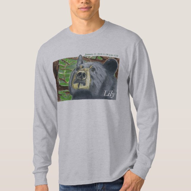 Camiseta Lirio apacible (Anverso)