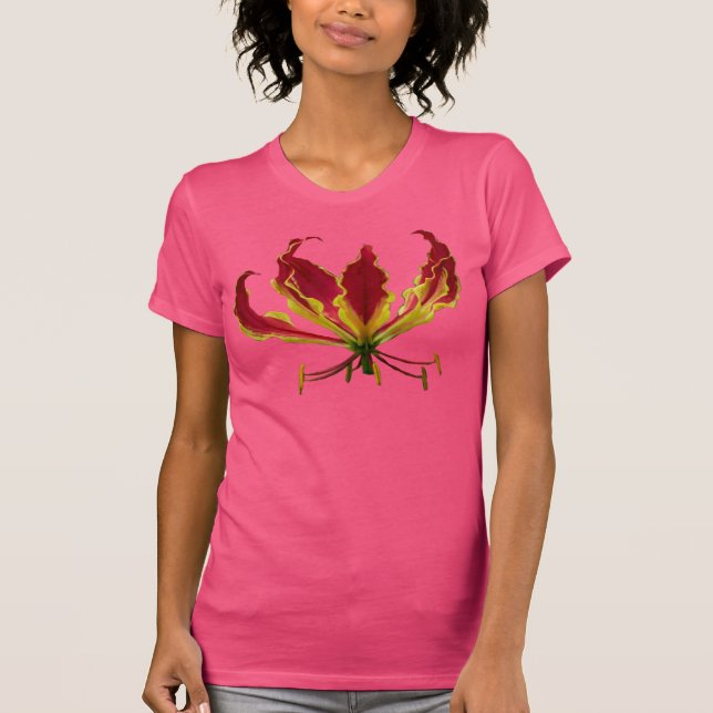 Camiseta Lirio de fuego (Anverso)