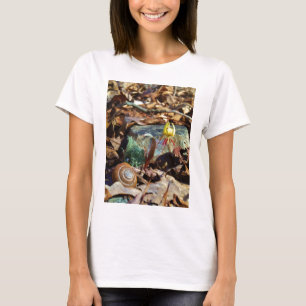 Camiseta Lirio de trucha amarilla y ciruela y caparazón de 