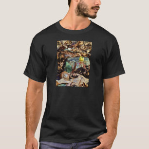 Camiseta Lirio de trucha amarilla y ciruela y caparazón de 