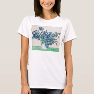 Camiseta Lirios azules por Vincent Van Gogh Arte Fino