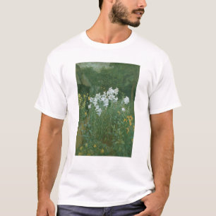 Camiseta Lirios de Madonna en un jardín