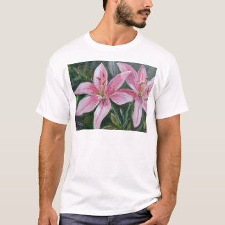 Camiseta Lirios rosados