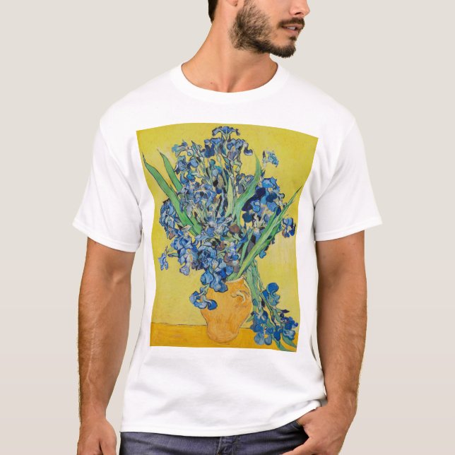 Camiseta Lirios Vincent van Gogh  (Anverso)