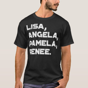 Camiseta Lisa Angela Renee En Torno A La Vía Chica Vintage 