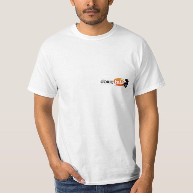 Camiseta lisa valiente de DT# 22789108Custom Doxie (Anverso)