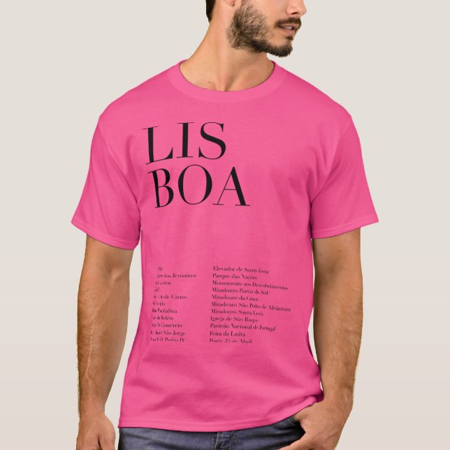 Camiseta Lisboa (Anverso)